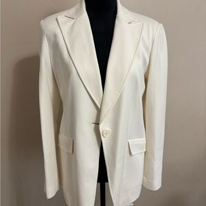 Max Studio Elegant Cream Blazer